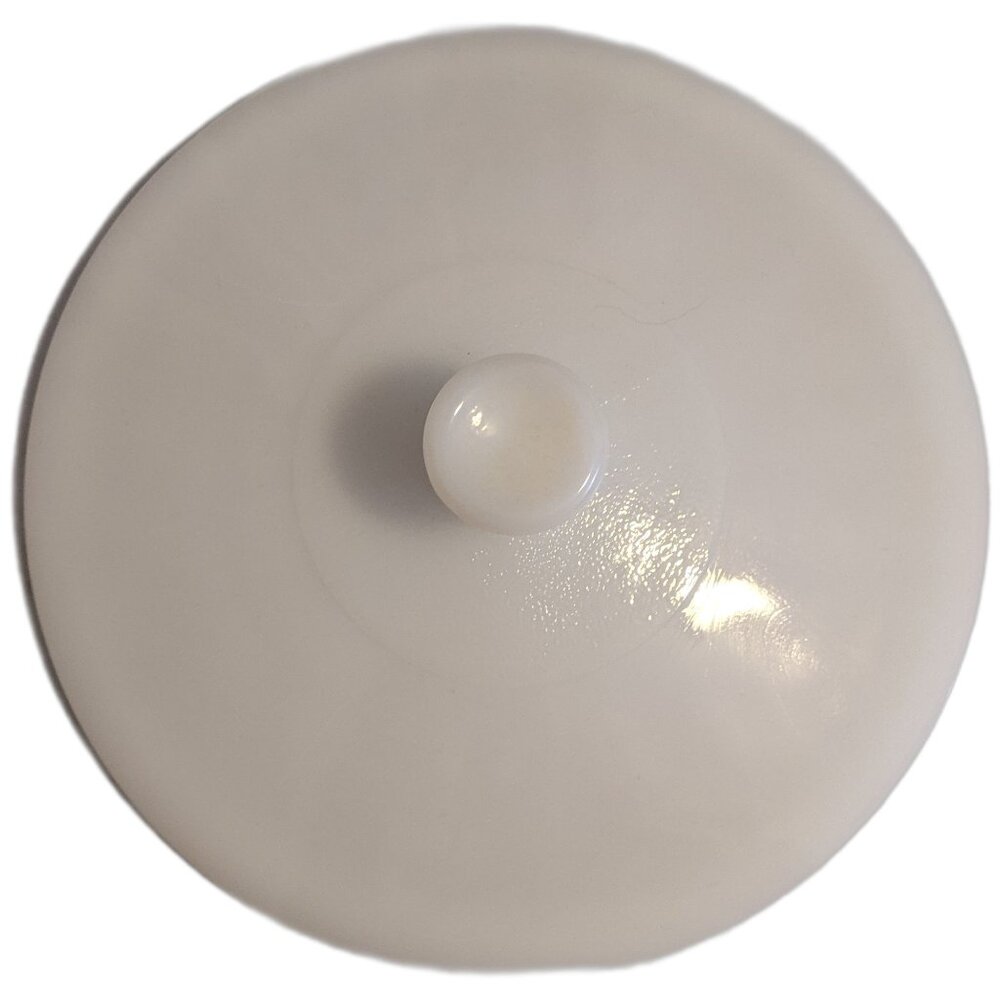 Vintage Milk Glass Casserole Dish Lid ONLY 8" Replacement MCM Unbranded Retro
